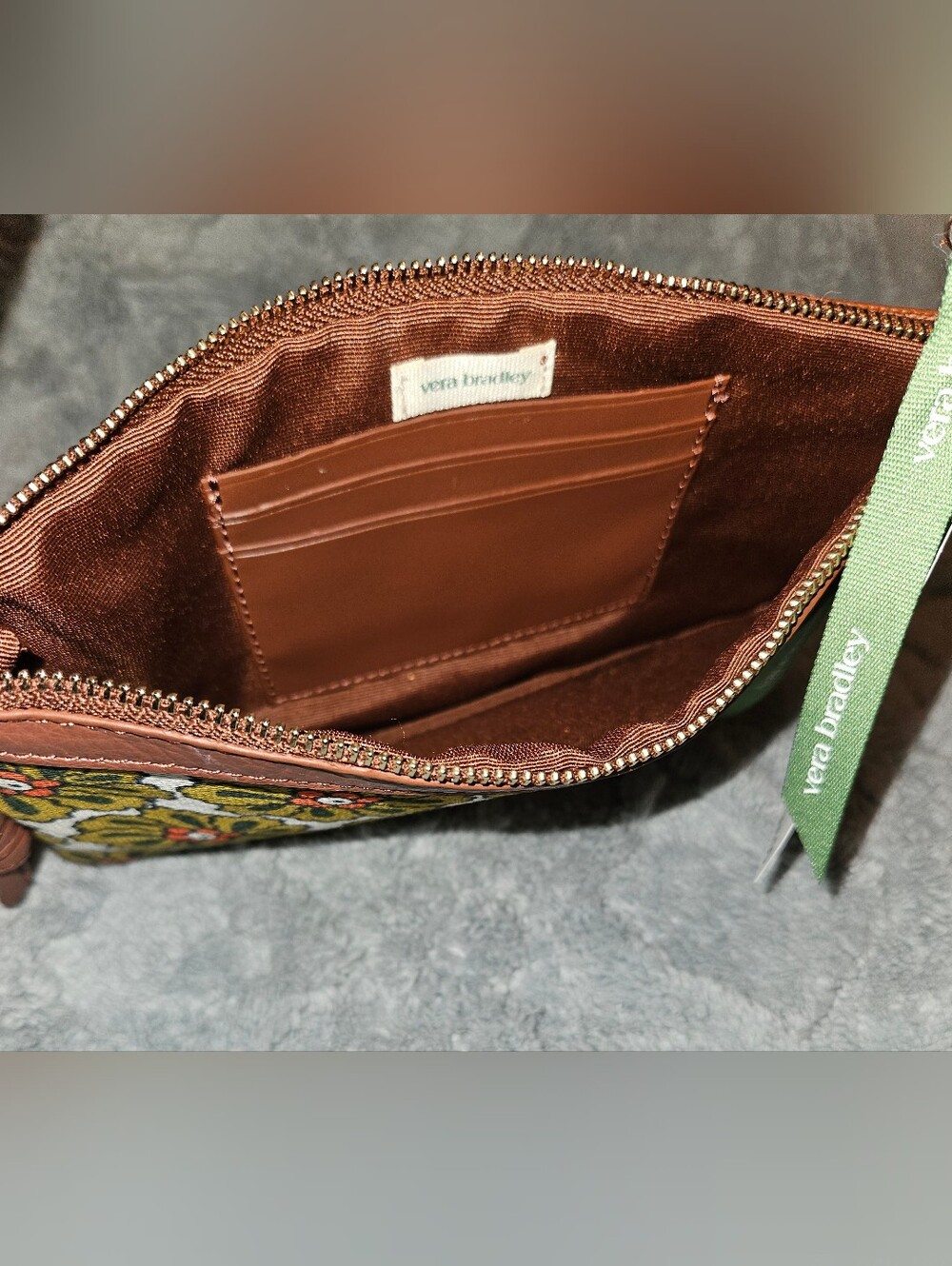 NWT Vera Bradley Women's Oxford Canvas Knotted Wristlet Pinwheels - Picture 8 of 12